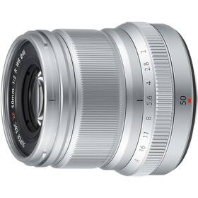 Objektiv Fujifilm XF50 mm f/2.0 R WR stříbrný