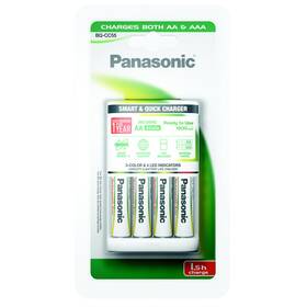 Nabíječka Panasonic BQ-CC55 Smart Quick pro AA,AAA + 4x AA, 1900 mAh (K-KJ55MGD40E)