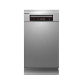 Myčka nádobí Toshiba DW-10F2EE(S)-CZ stříbrná barva
