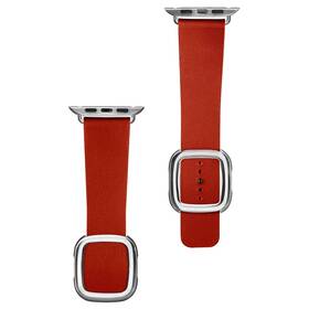 Řemínek COTEetCI Nobleman na Apple Watch 38/40/41 mm, kožený, magnetický (WH5200-RD) červený