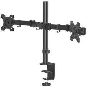 Držák Hama Standard, 2 ramena, na monitor, pro úhlopříčky 13" až 32", nosnost 2x8 kg (118491) černý