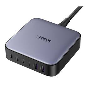 Nabíječka do sítě UGREEN 2x USB, 4x USB-C, 200W, Gan šedá barva
