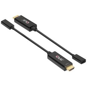 Redukce Club3D HDMI/USB-C, aktivní černá - zánovní - 12 měsíců záruka