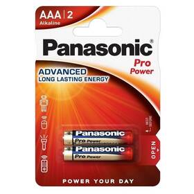 Baterie alkalická Panasonic Pro Power AAA, LR03, blistr 2ks (LR03PPG/2BP)