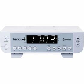 Radiopřijímač Lenco KCR-100 bílá barva

