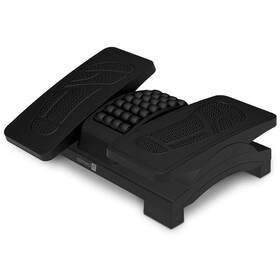 Opěrka nohou Connect IT FOR HEALTH DoubleLegPad PRO černá barva
