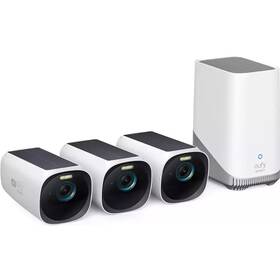 Kamerový systém Anker Eufy S330 4K (3 ks + HomeBase 3) bílá barva
