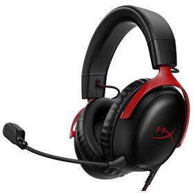 Headset HyperX Cloud III (727A9AA) černý/červený - zánovní - 24 měsíců záruka