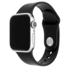 Řemínek FIXED Silicone Strap na Apple Watch 42/44/45/49 mm černá barva

