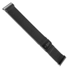 Řemínek FIXED Mesh Strap s šířkou 22mm na smartwatch (FIXMEST-22MM-BK) černý