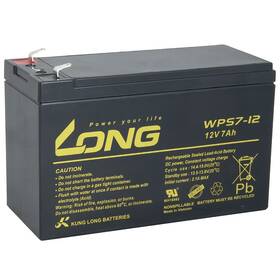 Olověný akumulátor Long 12V 7Ah F1 (PBLO-12V007-F1A)