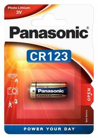 Baterie lithiová Panasonic CR123A, blistr 1ks (CR-123AL/1BP)