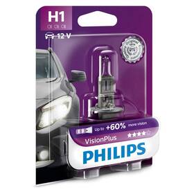 Autožárovka Philips VisionPlus H1, 1ks (12258VPB1)