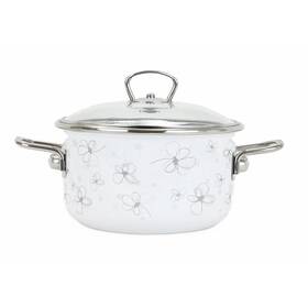 Hrnec s poklicí Belis 18 cm / 2,2 l, smalt 
