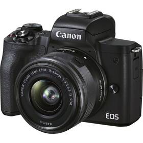 Digitální fotoaparát Canon EOS M50 Mark II Premium Live Stream KIT (4728C037) černý