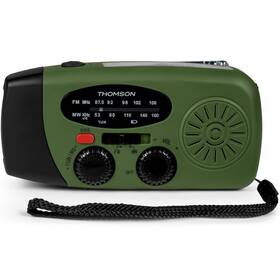 Radiopřijímač Thomson RT260 černý/zelený