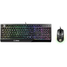 Klávesnice s myší MSI Vigor GK30 COMBO, CZ+SK layout černá barva
