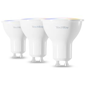 Chytrá žárovka TechToy RGB, 4,5W, GU10, 3ks (TSL-LIG-GU10-3PC)