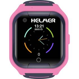 Chytré hodinky Helmer LK709 dětské s GPS lokátorem (Helmer LK 709 P) růžový