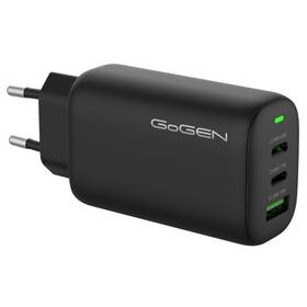 Nabíječka do sítě GoGEN ACHPD 365, 2x USB-C PD, 1x USB-A, 65W (ACHPD365B) černá