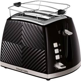 Opékač topinek RUSSELL HOBBS 26390-56 Groove Black černá barva
