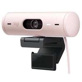 Webkamera Logitech Brio 500 (960-001421) růžová - rozbaleno - 24 měsíců záruka