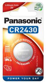 Baterie lithiová Panasonic CR2430, blistr 1ks (CR-2430EL/1B)