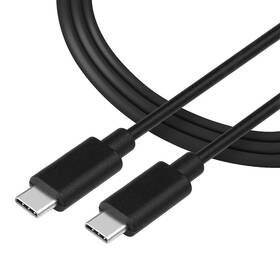 Kabel Tactical Smooth Thread USB-C/USB-C, 0,3 m černý