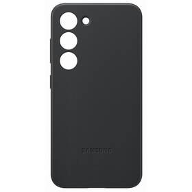 Kryt na mobil Samsung Leather na Galaxy S23 (EF-VS911LBEGWW) černý