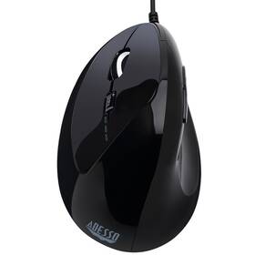 Myš Adesso iMouse E7, pro leváky (iMouse E7) černá
