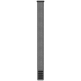 Garmin UltraFit 22 mm, nylonový, šedý, na suchý zip