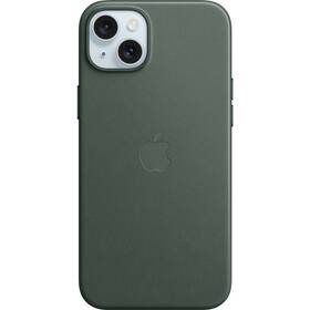 Apple FineWoven Case s MagSafe pro iPhone 15 Plus - listově zelený
