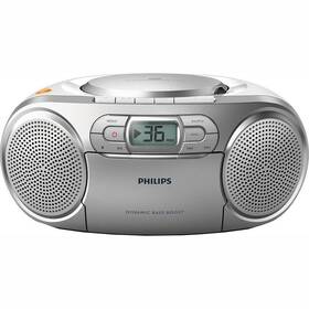 Radiomagnetofon s CD Philips AZ127 - rozbaleno - 24 měsíců záruka