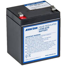 Olověný akumulátor Avacom RBC30 - náhrada za APC (AVA-RBC30-KIT) černý