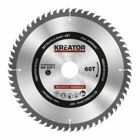 Kotouč pilový Kreator KRT020422 210mm 60T