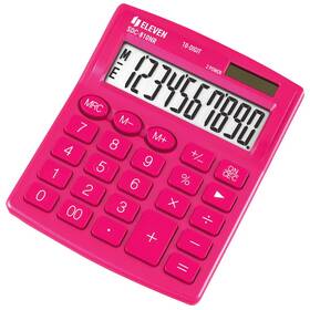 Kalkulačka Eleven SDC810NRPKE, stolní, desetimístná (SDC-810NRPKE) růžová