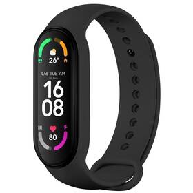 Řemínek FIXED Silicone Strap na Xiaomi Band 7/ Mi Band 6/ Mi Band 5 černá barva
