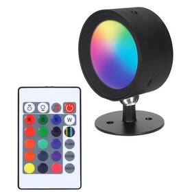 LED světlo Solight RGB, dálkový ovladač černá barva
