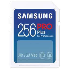 Paměťová karta Samsung SDXC PRO+ 256GB UHS-I U3 (180R/130W) (MB-SD256S/EU)