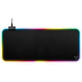 Podložka pod myš YENKEE YPM 3006 RGB Warp, 93 x 35 cm (45015854) černá