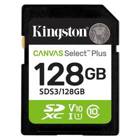 Paměťová karta Kingston Canvas Select Plus SDXC 128GB UHS-I U1 (R150) černá barva
