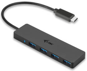 USB Hub i-tec USB-C / 4x USB 3.0 (C31HUB404) černý