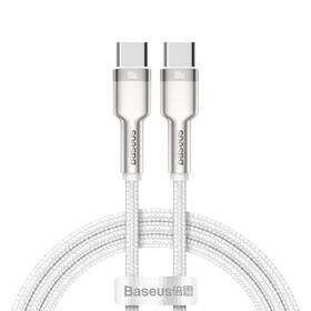 Kabel Baseus Cafule Series USB-C/USB-C 100W 2m (CATJK-D02) bílý - zánovní - 12 měsíců záruka