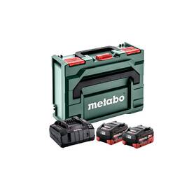 Set baterie a nabíječky Metabo Basic-Set LiHD 2 x LiHD 10.0 Ah+ASC 145