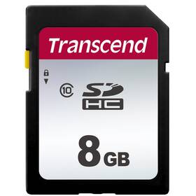 Paměťová karta Transcend SDHC 8GB UHS-I U1 (100R/85W) (TS8GSDC300S) - zánovní - 12 měsíců záruka