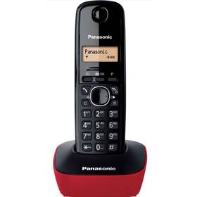 Domácí telefon Panasonic KX-TG1611FXR (362960) červený