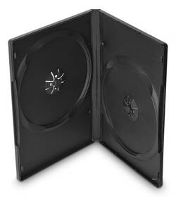 Obal Cover IT pro 2 DVD, 14mm, 10ks/bal černá barva
