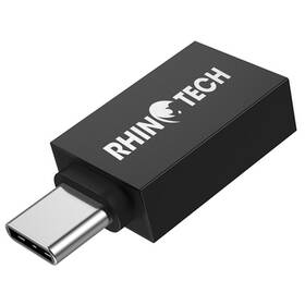 Redukce RhinoTech USB/USB-C (RTACC322) černá - zánovní - 24 měsíců záruka