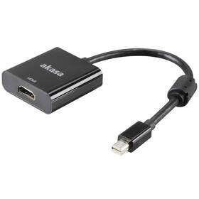 Redukce akasa Mini DisplayPort/HDMI, 0,2m (AK-CBDP09-20BK) černá