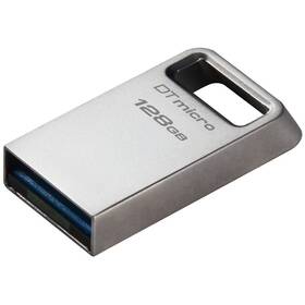 USB Flash Kingston DataTraveler Micro Metal 128GB (DTMC3G2/128GB) stříbrný